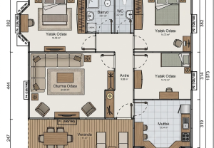 Alternative view of 116 m² Prefabricated House