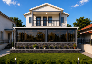 Alternative view of 154 m²  Two Story Prefabricated House 2