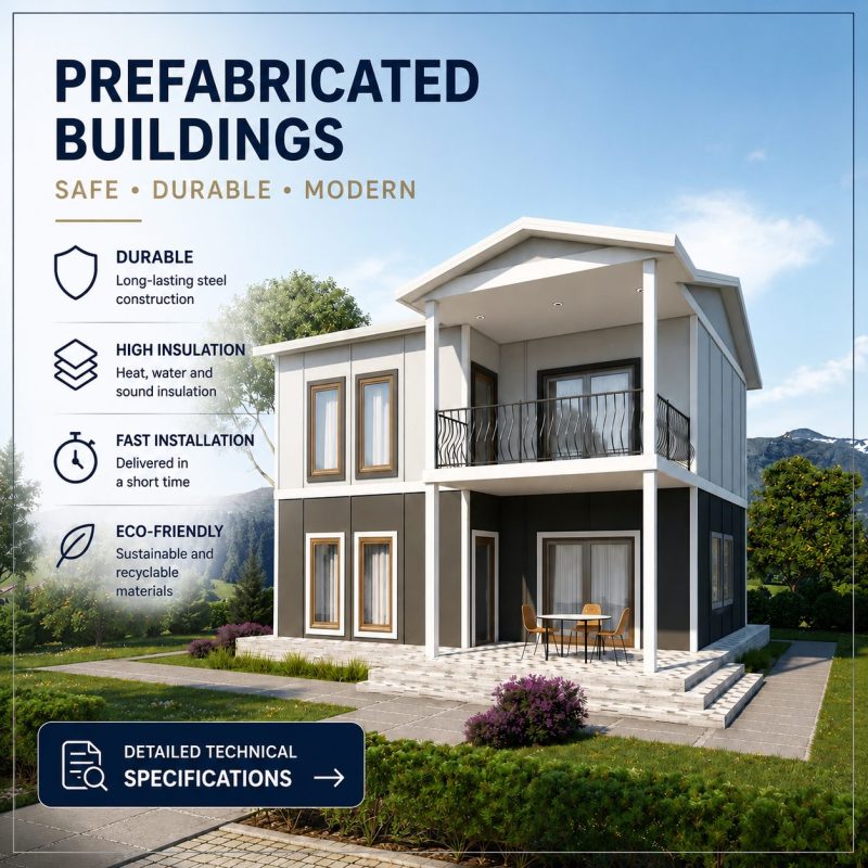 116 m² Prefabricated House 16 116 m² Prefabricated House 11