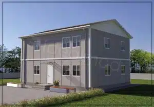 Prefabrikovaná kancelář o rozloze 204 m²