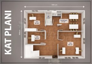 Alternative view of 204 m² Prefabricated Office